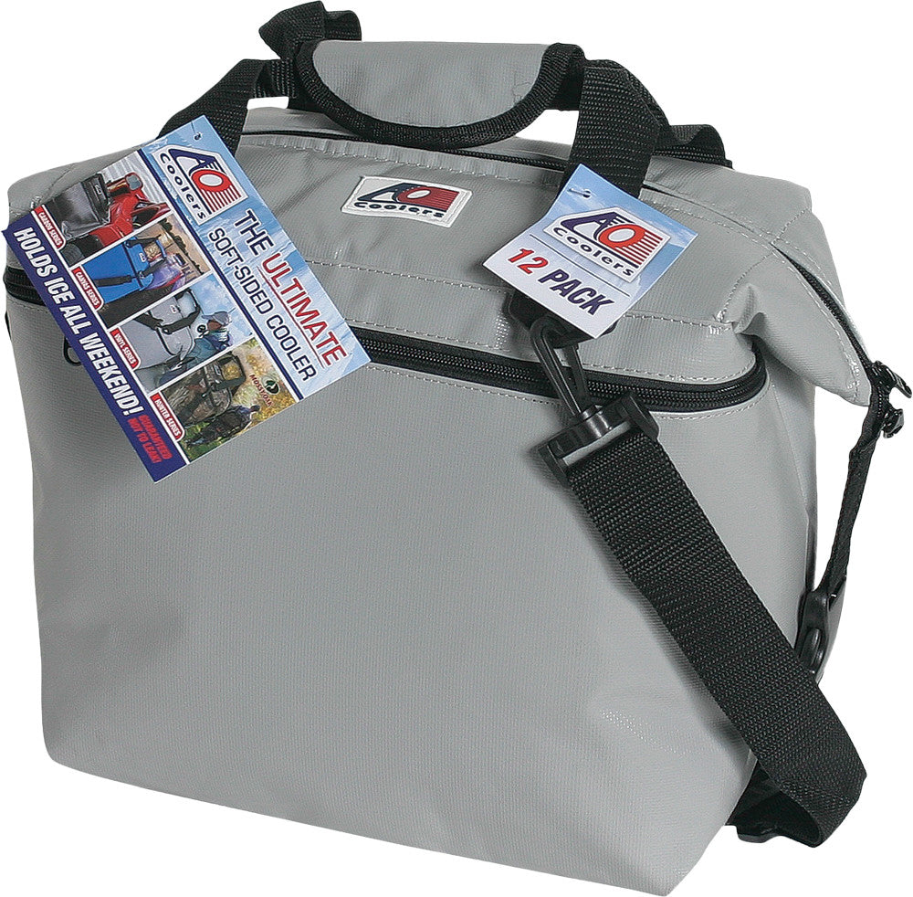 AO COOLERS Vinyl Cooler 36/Pk Silver 21"X10"X12" AOFI36SL