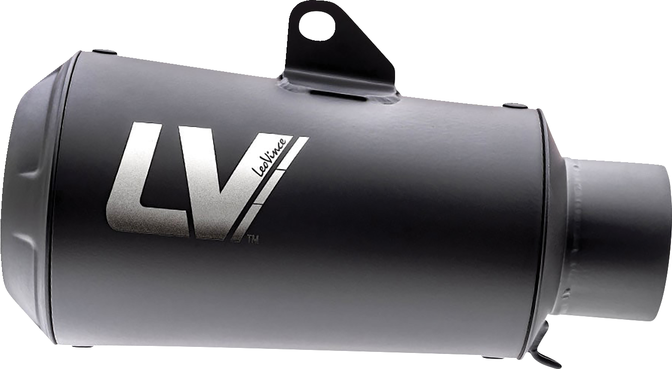 LEOVINCE Universal LV-10 Slip-On Muffler - Full Black 9746FB