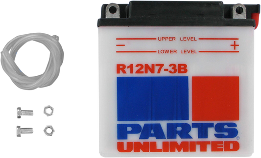 Parts Unlimited Conventional Battery 12n7-3b