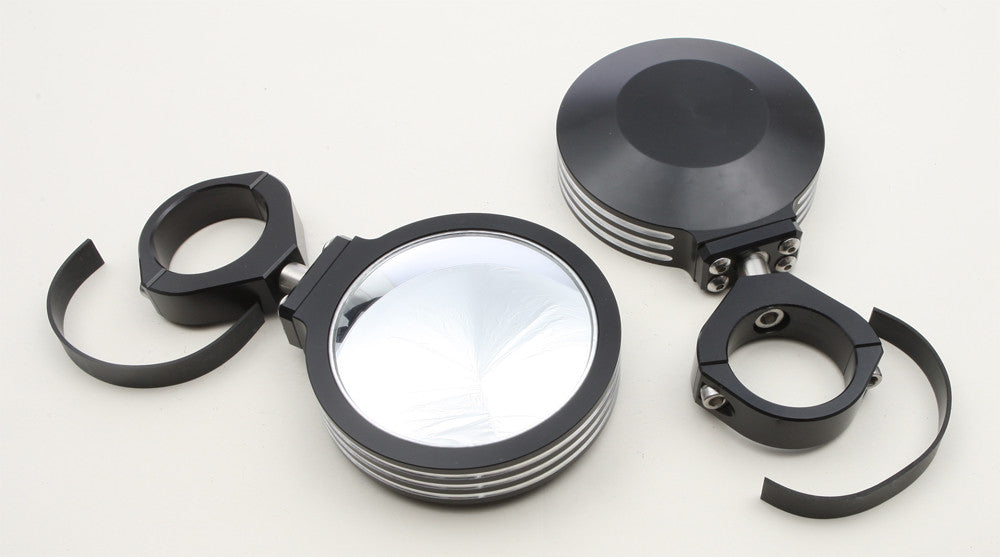 MODQUADBillet Side Mirrors Round Black 2"SIDE-2BLK