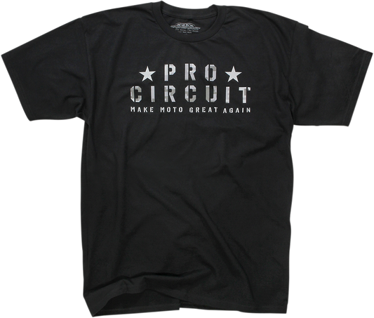 PRO CIRCUIT Flag T-Shirt - Black - 2XL 6411810-50