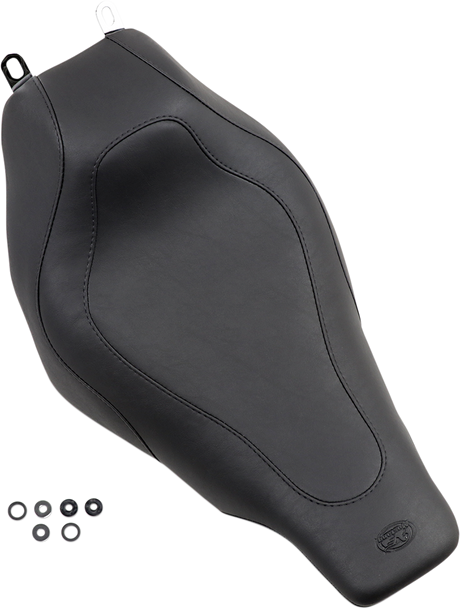 MUSTANG Seat - Tripper Solo - without Backrest - Stitched - Black - FLT 76457