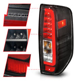 ANZO 2005-2021 Nissan Frontier LED Taillights Black Housing/Clear Lens 311443