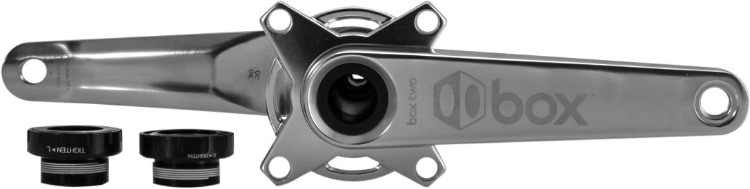 BOX Vector Cranks 172.5mm Silver W/Bb BX-CK1630172-SL