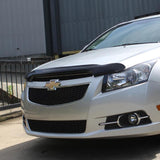 AVS 11-14 Chrysler 200 Carflector Low Profile Hood Shield - Smoke 20060