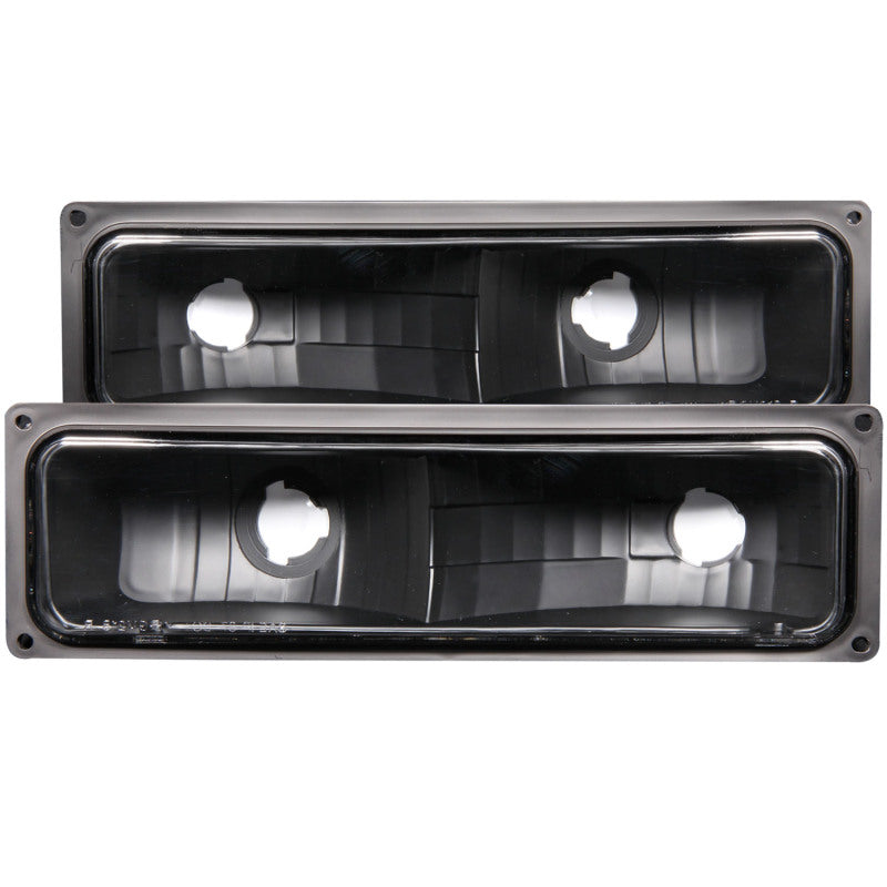 ANZO 1988-1998 Chevrolet C1500 Euro Parking Lights Black 511053
