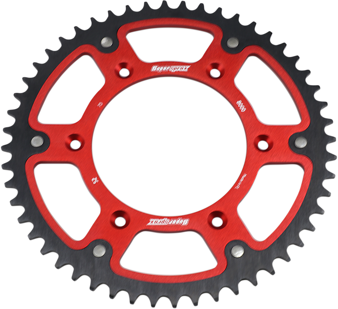 SUPERSPROX Stealth Rear Sprocket - 52 Tooth - Red - Beta RST-8000-52-RED