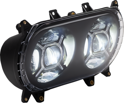 CUSTOM DYNAMICS LED Headlight - Black - Road Glide CD-RG-H-B