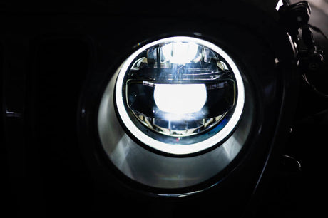 DV8 Offroad 18-22 Jeep Gladiator Wrangler LED Projector Headlights HLCJL-02