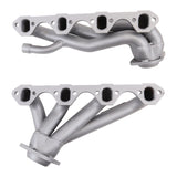 BBK 87-95 Ford F150 Truck 5.8 351 Shorty Unequal Length Exhaust Headers - 1-5/8 Titanium Ceramic 3511