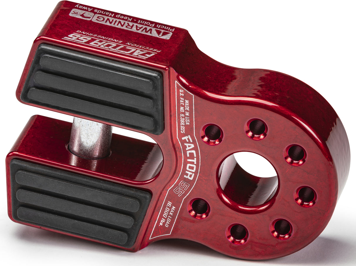 FACTOR 55 Flatlink Xtv Winch Shackle Red 00070-01