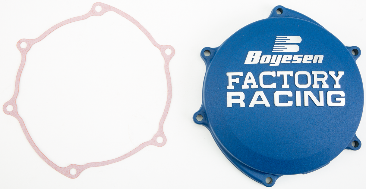 BOYESEN Factory Racing Clutch Cover Yam Blue CC-37CL