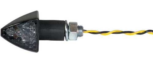 DMP Led Marker Light Fuses Stalk Mount Black W/Clear Lens 900-2021