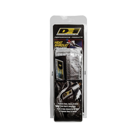 DEI Heat Shroud 2-1/2in x 3ft - Aluminized Sleeving-Hook and Loop Edge 10487
