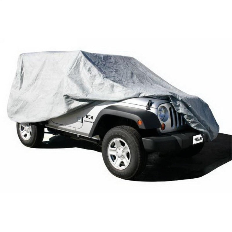 Rampage 2007-2018 Jeep Wrangler(JK) Car Cover - Grey 1203