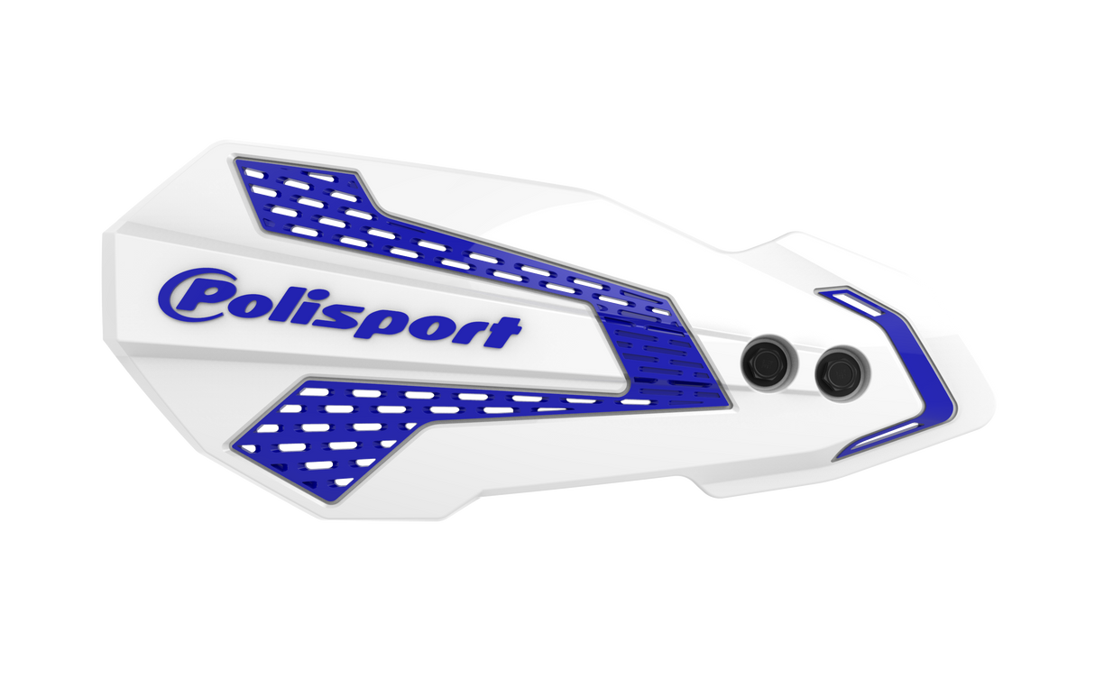 POLISPORT Mx Flow Handguards White/Blue 8308200016