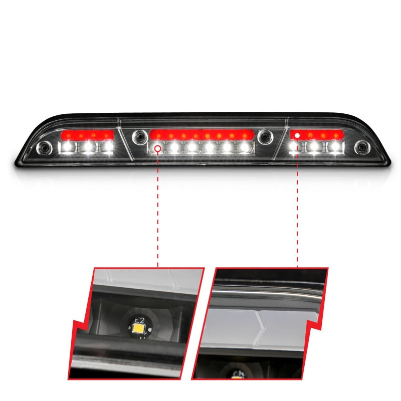ANZO 15-20 Ford F-250 - F-550 LED Third Brake Light - Black Housing/Clear Lens 531111