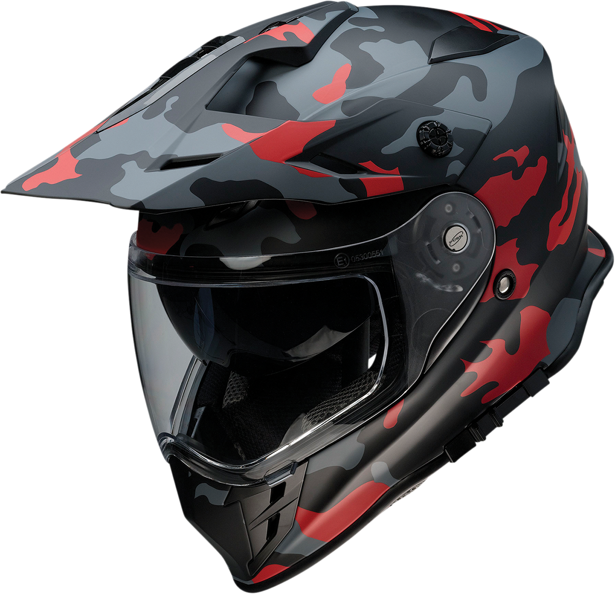 Z1R Range Helmet - Camo - Red - Small 0140-0094