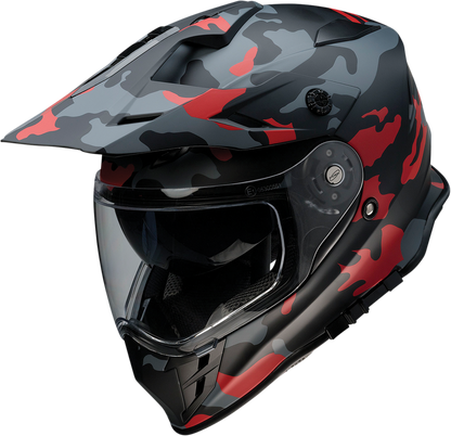 Z1R Range Helmet - Camo - Red - Small 0140-0094