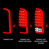 ANZO 05-15 Toyota Tacoma Full LED Tail Lights w/Light Bar Sequential Black Housing Smoke Lens 311428