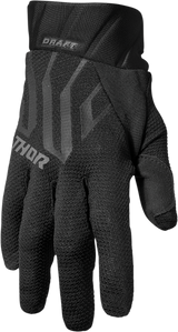 THOR Draft Gloves - Black/Charcoal - XS 3330-6800