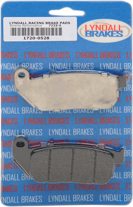 LYNDALL RACING BRAKES LLC X-Treme Brake Pads - Sportster 7233X