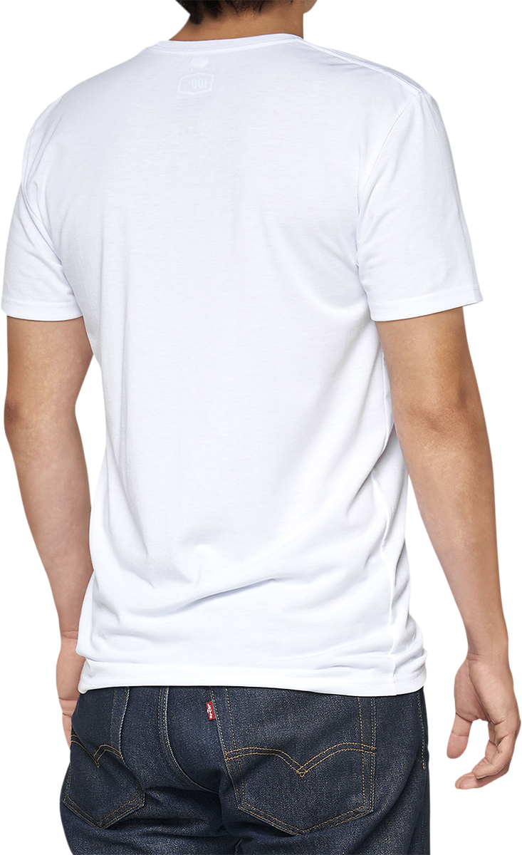 100% Tech Surman T-Shirt - White - Small 35031-000-10