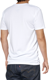 100% Tech Surman T-Shirt - White - XL 35031-000-13