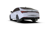 Rally Armor 21-23 Hyundai Elantra (Will Not Fit Elantra N/N Line) Black UR Mud Flap w/ White Logo MF69-UR-BLK-WH