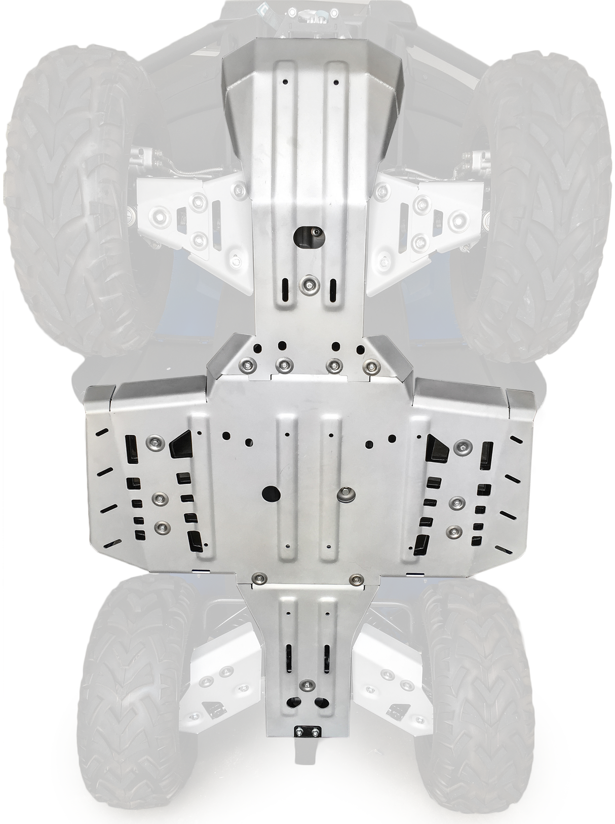 RIVAL POWERSPORTS USA Central Skid Plate Alloy 2444.8125.1