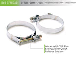 DV8 Offroad Fire Extinguisher Mount Clamps - Large D-FIRE-CLMP-L-DOR