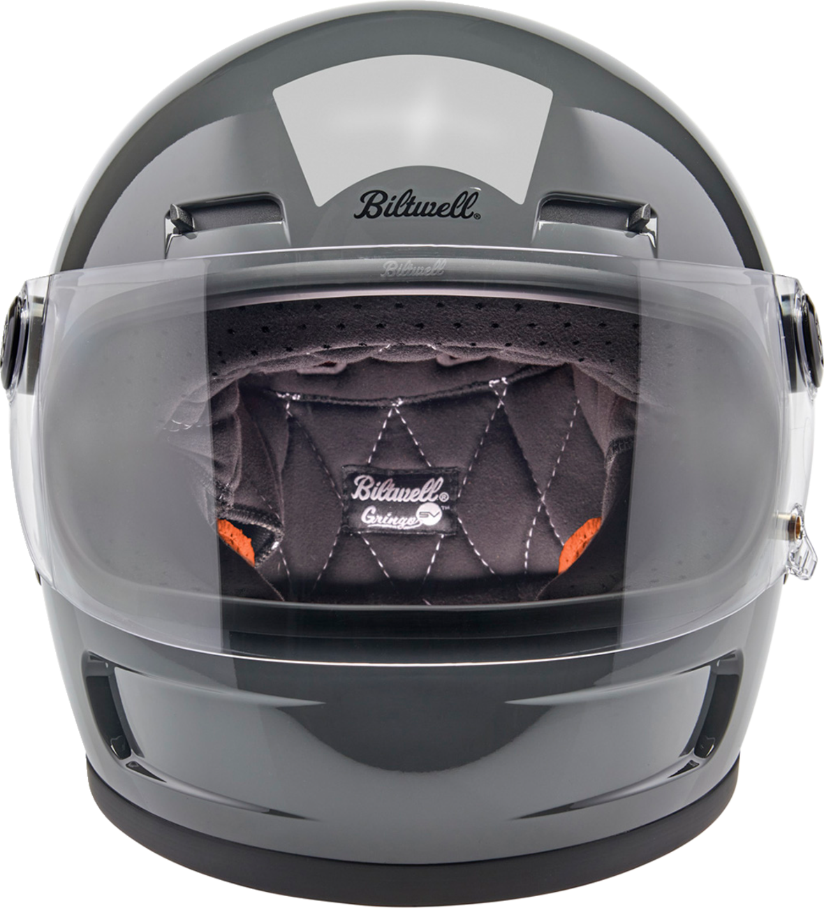 BILTWELL Gringo SV Helmet - Gloss Storm Gray - Large 1006-109-504