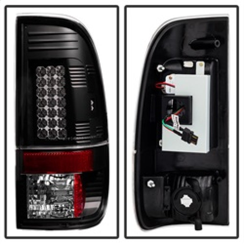 Spyder Ford Super Duty 08-15 LED Tail Lights Black ALT-YD-FS07-LED-BK 5003898