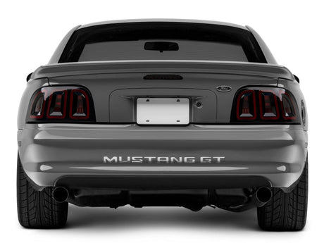 Raxiom 96-98 Ford Mustang Icon LED Tail Lights- Black Housing (Smoked Lens) 389876