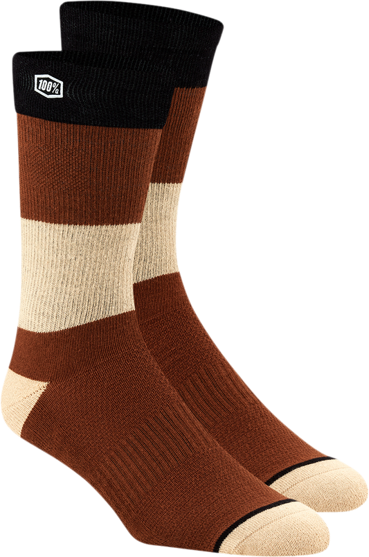 100% Trio Socks - Camel - Large/XL 24022-460-18