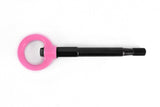 Perrin 2022 Subaru WRX / 18-21 Crosstrek / 14-21 Forester Tow Hook Kit (Front) - Hyper Pink PSP-BDY-237HP