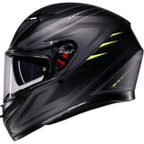 IN STOCK AGV Helmet K3 Syth Matte Black/Yellow Fluo Md 2118381004-026-M