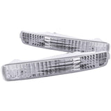 ANZO 1996-1997 Honda Accord Euro Parking Lights Chrome 511009