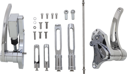 ACCUTRONIX Forward Control - Slotted - Chrome FC103-SSC