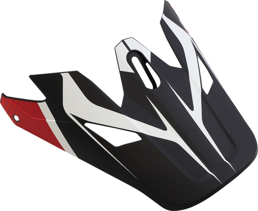 Z1R Rise Visor Kit - Flame - Red 0132-1475