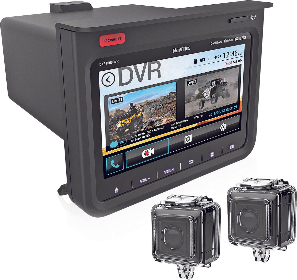 NAVATLASNavatlas 7" Command Ctr Rzr 900/1000DXP1001DVR
