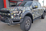 Rally Armor 17-19 Ford F-150 Raptor UR Black Mud Flap w/ Silver Logo MF53-UR-BLK/SIL