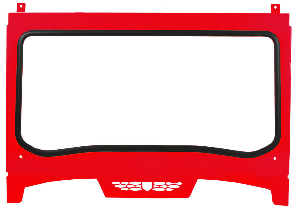 PRO ARMOR Asylum Front Windshield W/Pckt Red P187W462RD