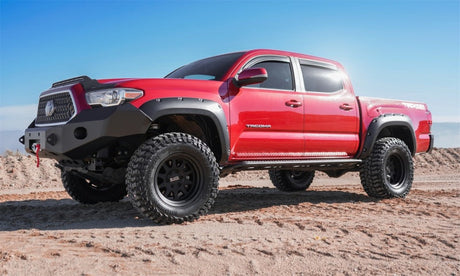 AVS 16-18 Toyota Tacoma Double Cab Ventvisor In-Channel Front & Rear Window Deflectors 4pc - Smoke 194768