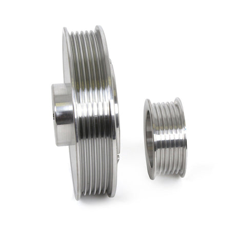 BBK 96-01 Mustang 4.6 GT Cobra Underdrive Pulley Kit - Lightweight CNC Billet Aluminum (3pc) 1555