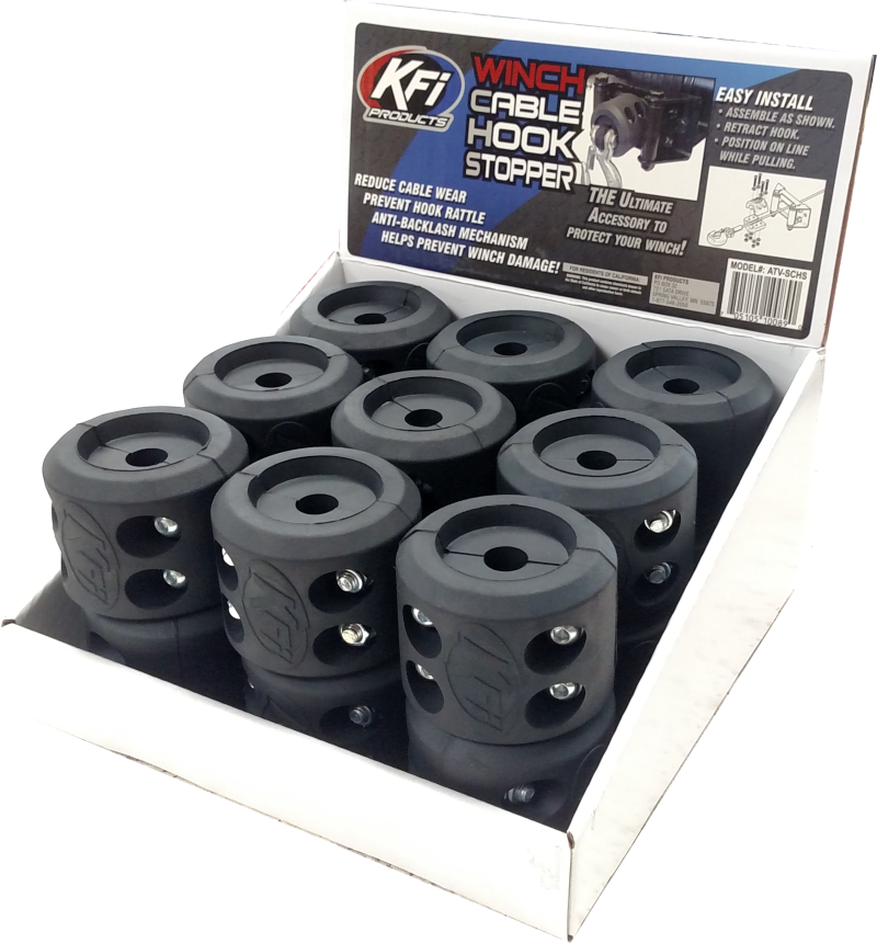 KFI Cable Hook Stopper Pk 18 BOX-SCHS
