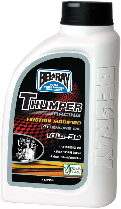 BEL-RAY Thumper Friction Modified 4t Engine Oil 10w-30 1l 99210-B1LW
