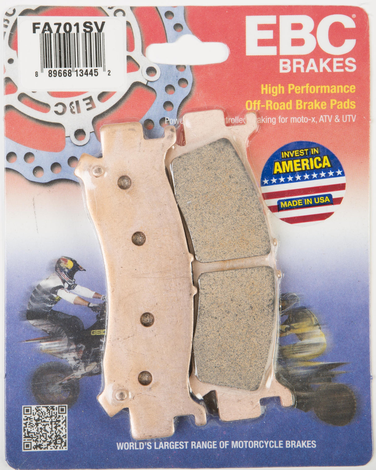 EBC Brake Pads Fa701sv Severe Duty Sv Series FA701SV