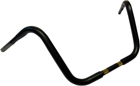 DRAG SPECIALTIES Handlebar - Buffalo Ape - 12" - TBW - Flat Black 0601-3506