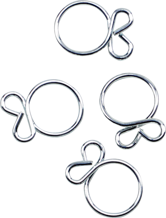 ALL BALLS Refill Kit - Wire Clamp - Silver - 4-Pack FS00042